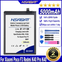 HSABAT BM4Y 5000mAh Battery for Xiaomi Poco F3 / Redmi K40 Pro / Redmi K40 Batteries