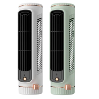 M2EE Portable Tower Fan for Bedroom 2000mAh Rechargeable Fan Small Tower Fan Quiet Portable Fan for Office Travel