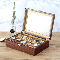 手錶盒收納盒家用斑馬木簡約木質手串禮物盒展示手錶收藏盒首飾盒 全館免運