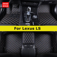 DOODRYER Custom Car Floor Mats For Lexus LS LS350 LS400 LS430 LS460 LS500 LS500h LS600h Auto Carpets Foot Coche Accessorie