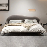 【橙家居·家具】/預購/雲朵軟包床架五尺 AOZ-M9012(售完採預購 床架 主臥床 雙人床 造型床架)