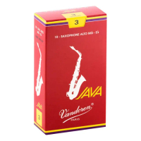 【Vandoren】A-JAVA-R 法國 Vandoren JAVA RED 中音薩克斯風竹片 紅盒 10片裝(Alto SAX REEDS)