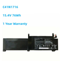 New C41N1716 15.4V 76Wh Laptop Battery For ASUS ROG Strix GL703GM Scar Edition ASUS ROG STRIX S7BS8750 S7BS GL703GM-DS74