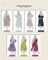 DZEERA - GHINA LONG TUNIK / toyobo premium long tunik