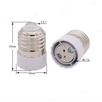 AC 110V 220V E27 ถึง MR16 หลอดไฟซ็อกเก็ต, ตัวแปลงปลั๊กไฟฐาน LED, อะแดปเตอร์โคมไฟ, THB5