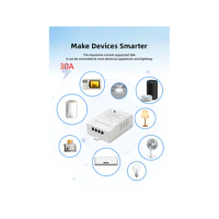 Tuya Smart WiFi Switch DIY Timer AC 85-265V WiFi Wireless Controller 30A Power Monitor Kwh for Alexa Google Home