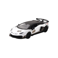 【KIDMATE】1:32合金車 Lamborghini Aventador SVJ白(正版授權 迴力車模型玩具車 藍寶堅尼)