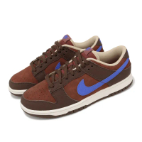 【NIKE 耐吉】Dunk Low Retro PRM Mars Stone 男女鞋 磚紅 藍 咖啡 麂皮 休閒鞋(DR9704-200)