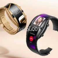 Nubia Bluetooth Smartwatch Alpha Flexible Display Smartwatch 4G Internet Mobile Heart Rate Detection GPS Positioning