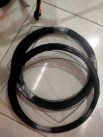 ruji sangkar fiber HITAM Glossy/ Mengkilap g murahan PATAH ukuran 1,5mm