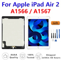 9.7" OEM LCD For Apple iPad Air 2 iPad 6 A1566 A1567 Touch Screen Digitizer Glass Assembly Replacement For iPad 6 Air2