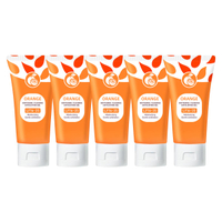 Orange Scented Exfoliator Clear Gel LF16-35 - Gentle Exfoliation for Face & Body Deep Cleansing Nour