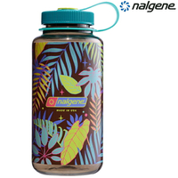 Nalgene 1000cc 寬嘴水壺/運動水瓶/寬口瓶 Tritan Sustain 美國製 682023-0212 蕨類