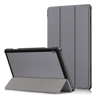 PU lether Case for lenovo tab m10 case Funda Tablet Slim Protective Stand Skin Shell for lenovo m10 case + gift pen
