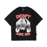 zxswe Tec-Tshirt SNSB - Dont Ask Me Sorry Not Sorry B*Tch Kaos Distro SNSB Hitam Unisex Kaos Bahan k