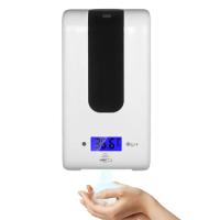 Automatic Alcohol Dispenser with Thermometer ℃/℉ Switchable Infrared Induction Non-Contact Sprayer 1200ML Alcohol Dispenser