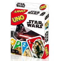 Mattel UNO STAR WARS Card Games Family Funny Entertainment Board Game Poker Kids Toys Playing Cards