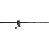 PENN Squall II Level Wind Conventional Reel and Fishing Rod Combo, Black/Gold