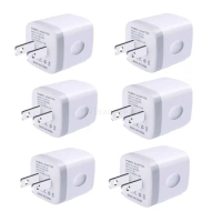 500pcs USB Travel AC Home Wall Adapter 5V 1A US Plug Portable Charger For Iphone X 8 7 6 for Samsung S6 S4 S5 Note 2 3