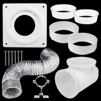 Universal Tumble Dryer Condenser Kits Easy Connecting Dryer Duct Connector With Large Size Design For Tumble Dryer Washing
