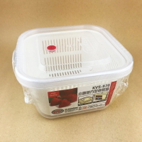KEYWAY小廚師 方型/長型保鮮盒 台灣製  瀝水盒 密封盒 環保餐盒 野餐盒 廚房收納盒 食物收納 塑膠盒 水果盒 生菜盒 飯菜盒