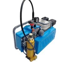 100L/Min 330bar High-pressure Scuba diving breathing air compressor for filling station gas cylinder detection