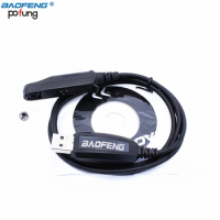Original Baofeng USB Programming Cable + CD for Waterproof Walkie Talkie UV-XR A-58 UV-9R GT-3WP UV-5S