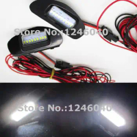 2PCS LED Under Side Mirror Puddle Light Welcome light lamp for TOYOTA ALPHARD 50 Series Estima 50 Pr