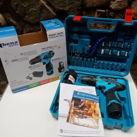 Mesin Bor Obeng Baterai Cordless Drill BENZ BZ 8104 12V