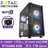 技嘉Z790平台[帝國戰神II]i9-14900K/RTX 4060/64G/1TB_SSD