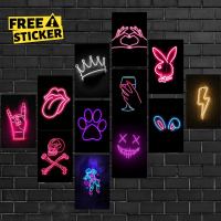 (16PCS) Poster Dinding Glow Gamer Aesthetic Vintage Ukuran A6 aesthetic wall collage wall art wall