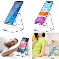 Acrylic Cell Phone Stand Portable Mobile Phone Holder Stand Desk Accessories