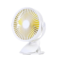 Turbo Italy 充電式座枱小夾扇 (珍珠白) TCF-06W 1pc