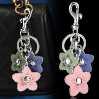 New Arrival Multi-Color Flower Fresh Keychain Flower Pendant Niche Gift Small Item Cross-Border