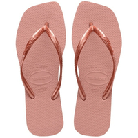 havaianas 哈瓦士 巴西人字拖 女款 Slim square 方頭粉 涼鞋 拖鞋 夾腳拖 海灘鞋＊夏日微風＊