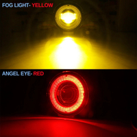 belook ชุดไฟตัดหมอก LED 2 ชิ้น สำหรับ Renault Trafic 3 III X82 2015-2020 ไฟหน้ารถแบบ Angel Eye สำหรั