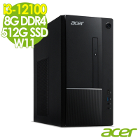 Acer 宏碁 Aspire TC-1750 家用電腦 (i3-12100/8G/512G SSD/W11)