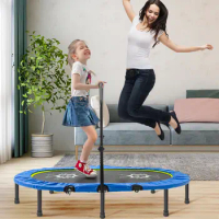 Indoor Workout Exercise Trampoline Fitness Foldable Mini Trampoline