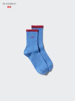 UNIQLO JWA JW ANDERSON Kaos Kaki Socks Garis merh BLUE One Size