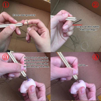 Doll Hair Reroot Needle Kit Repaint Baby Head Reborn Hair Rooting Tools