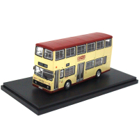 1:76香港九龍巴士  利蘭奧林比安客車 11路雙層公交巴士合金模型