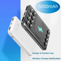 5000mAh Magnetic Wireless Charger Power Bank for IPhone 15 Huawei Xiaomi Samsung Mini Powerbank Mobile Phone Battery Poverbank