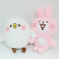 【UNIPRO】Kanahei 卡娜赫拉的小動物 小雞P助 粉紅兔兔 絨毛玩偶 娃娃 珠鍊吊飾 三貝多正版授權 禮物