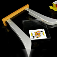 TV Card Frame Deluxe Card into Glass Magic tricks,accessories,stage,gimmick,comedy