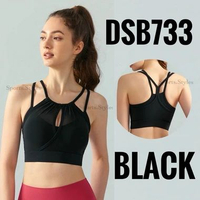 Sport bra DSB733 wanita Skirt DSJ752 olahraga gym fitnes M Black Bra DSB733