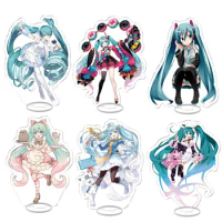 16CM Hatsune Miku Kaito Anime Figure Acrylic Stand Model Exquisite Desktop Ornaments Collection Toys Friend Gifts Present