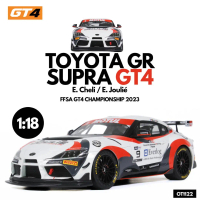TOYOTA SUPRA GT4 WHITE E.CHELI/E.JOULIÉ FFSA GT4 CHAMPIONSHIP 1/18 (OTTO)