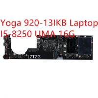 Motherboard For Lenovo ideapad Yoga 920-13IKB Laptop Mainboard I5-8250 UMA 16G 5B20Q09564