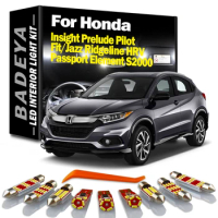 BADEYA Canbus Interior Reading Light Kit For Honda Insight Ridgeline Prelude Passport Pilot Fit/Jazz Element HRV S2000 LED Bulb