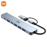 Xiaomi USB-C Hub Docking Station for MacBook Air/Pro, IPad M1/M2, Thunderbolt Laptop - Features USB 3.0 2.0 SD/TF 3.5Audio Port